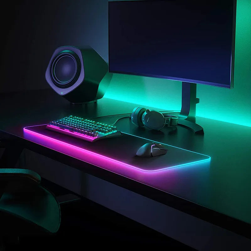 Colorful Luminous LED Lighting Mouse Pad
